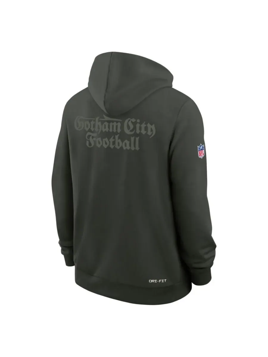 Nike Мужская зеленая толстовка New York Jets 2025 NFL Rivalries Sideline Dri-Fit — изображение 3 из 4, зеленый