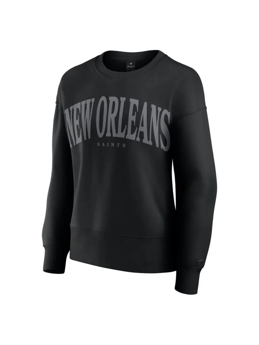 Fanatics Женская черная толстовка с символикой New Orleans Saints Elements — изображение 2 из 3, черный