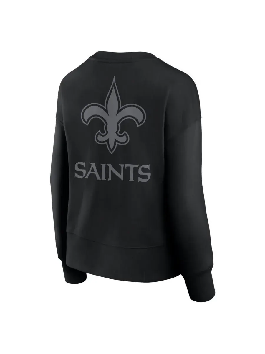 Fanatics Женская черная толстовка с символикой New Orleans Saints Elements — изображение 3 из 3, черный