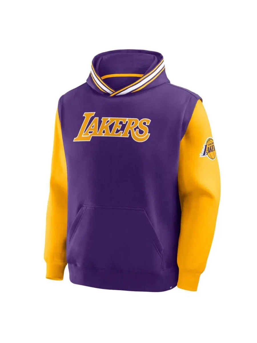 Худи с капюшоном с принтом Los Angeles Lakers Half Court Shot Clock Fastbreak Fanatics — изображение 1 из 5