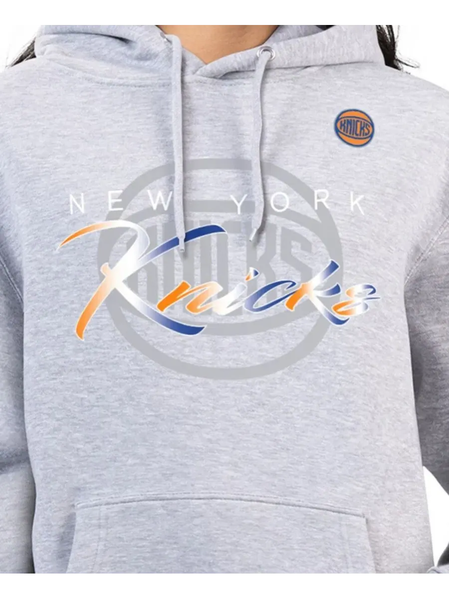 Толстовка с капюшоном женская с принтом Shadow Logo Tri-Blend Fleece G-III 4Her by Carl Banks — изображение 3 из 3, серый