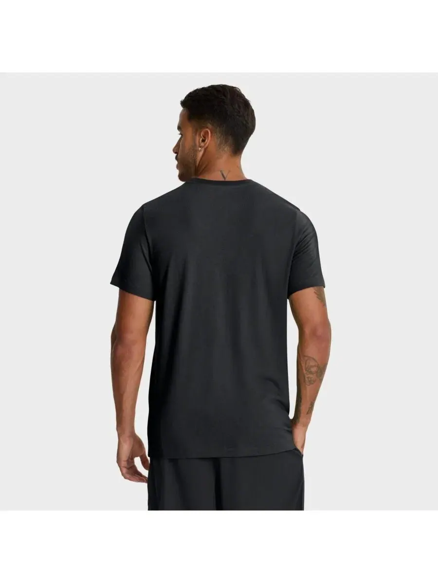 Футболка с принтом Cincinnati Reds Tri-Blend Logo Nike — изображение 4 из 4, черный