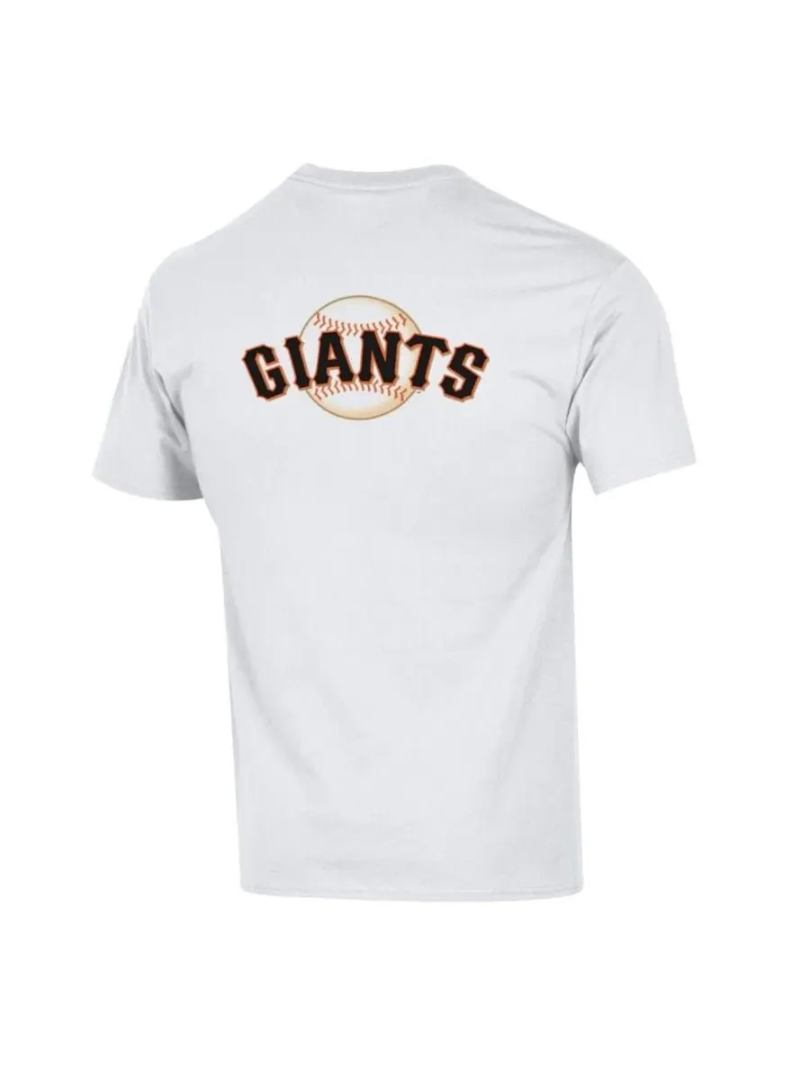 Футболка с принтом San Francisco Giants 3-Hit Jersey Champion — изображение 3 из 3, белый