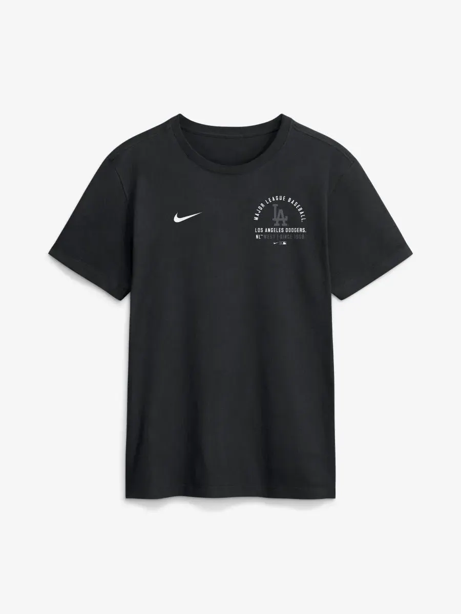 Футболка с коротким рукавом с принтом Split Logo Nike — изображение 1 из 2, черный