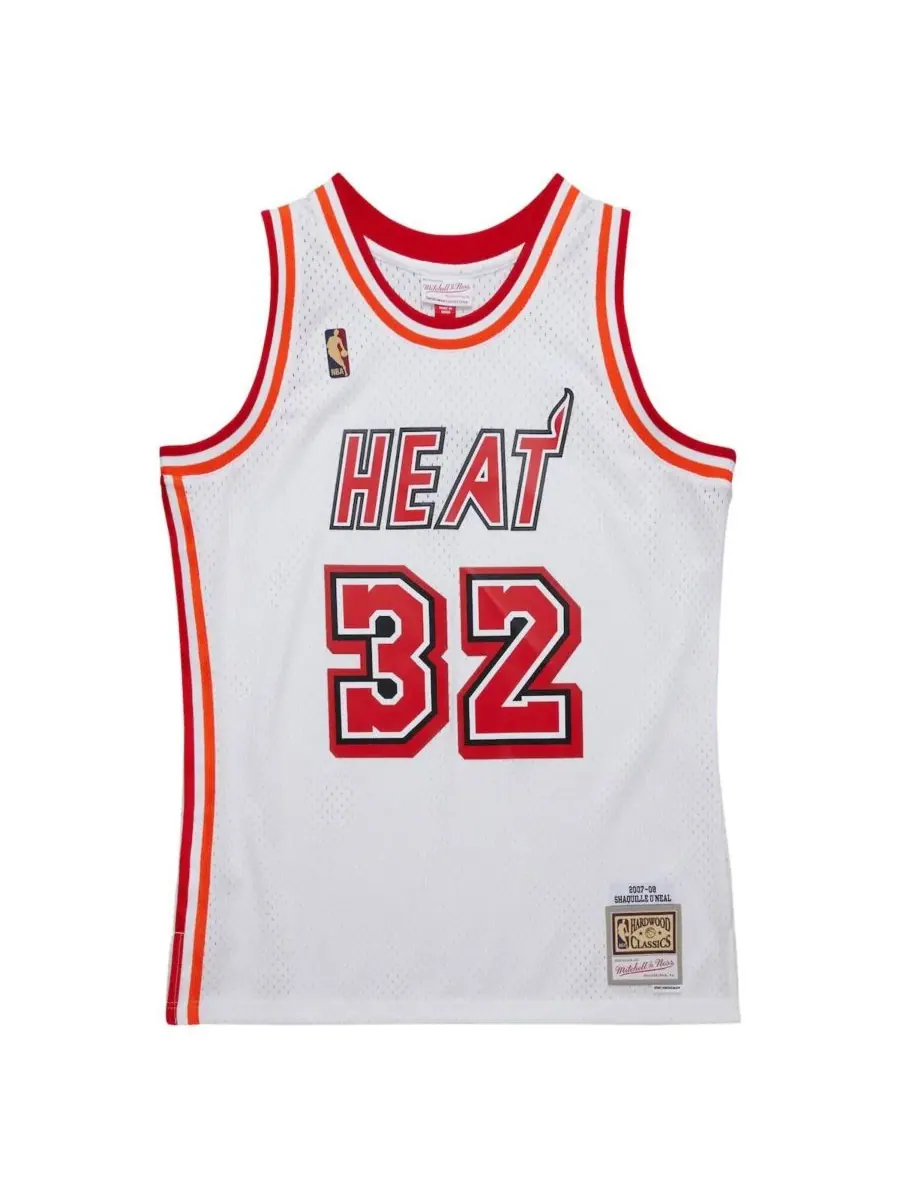 Mitchell & Ness Мужская белая майка Шакила О'Нила "Майами Хит" сезона 2007/08 "Хартвуд Классикс" — изображение 2 из 4, белый