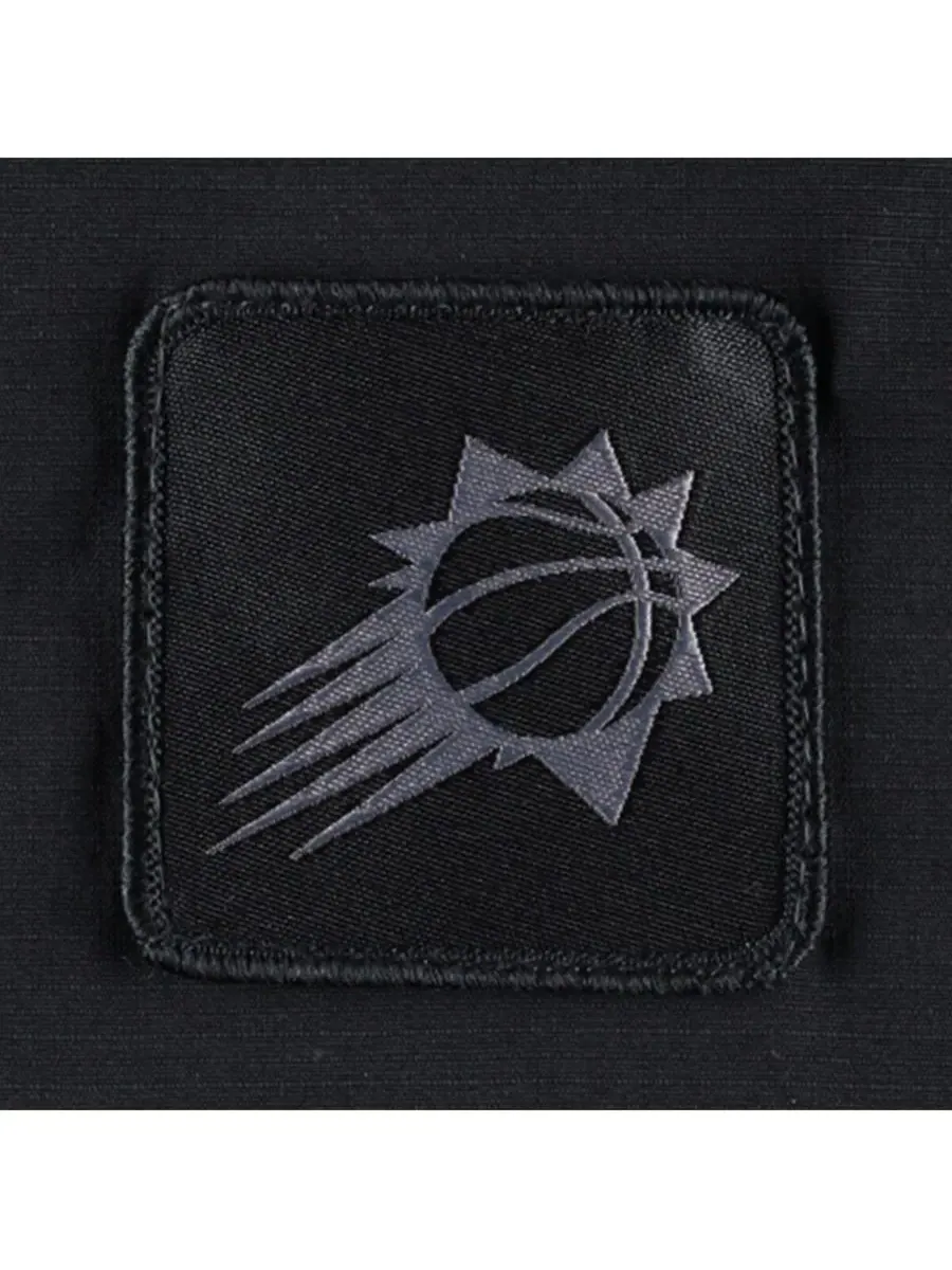 Sportiqe Мужская черная куртка Phoenix Suns Madera Ripstop на молнии — изображение 3 из 4, черный