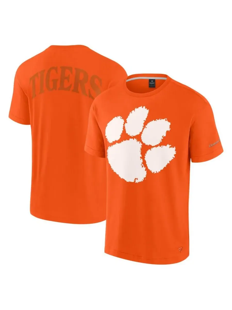 Fanatics Мужская оранжевая футболка с символикой команды Clemson Tigers — изображение 1 из 3, оранжевый
