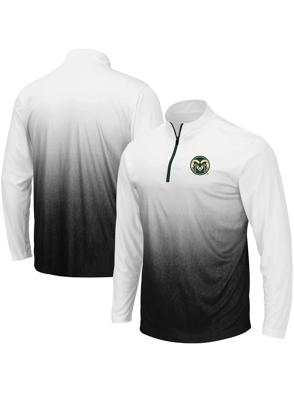 Мужская серая куртка colorado state rams magic team logo с молнией на четверть Colosseum — изображение 1 из 3, серый