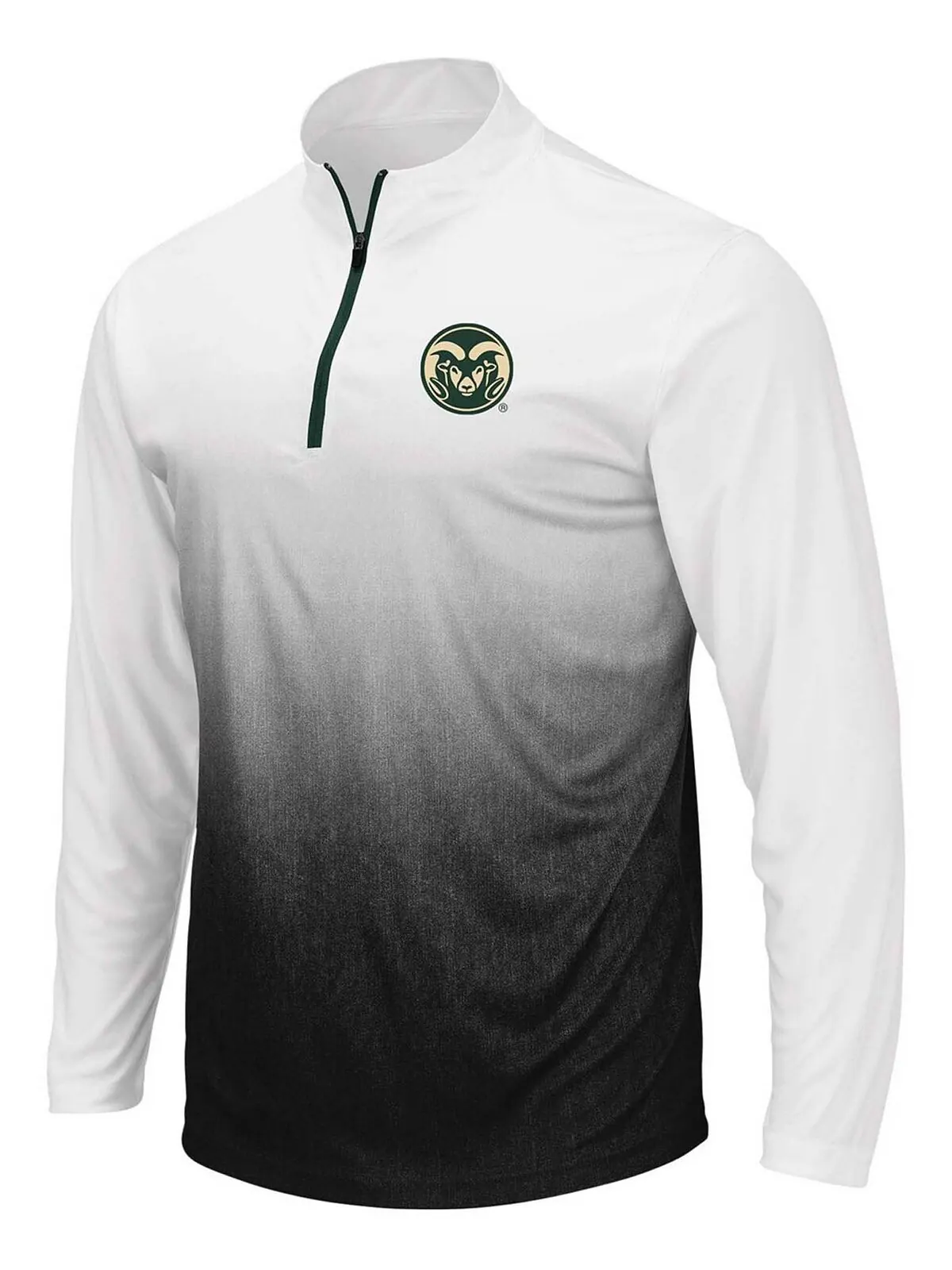 Мужская серая куртка colorado state rams magic team logo с молнией на четверть Colosseum — изображение 2 из 3, серый