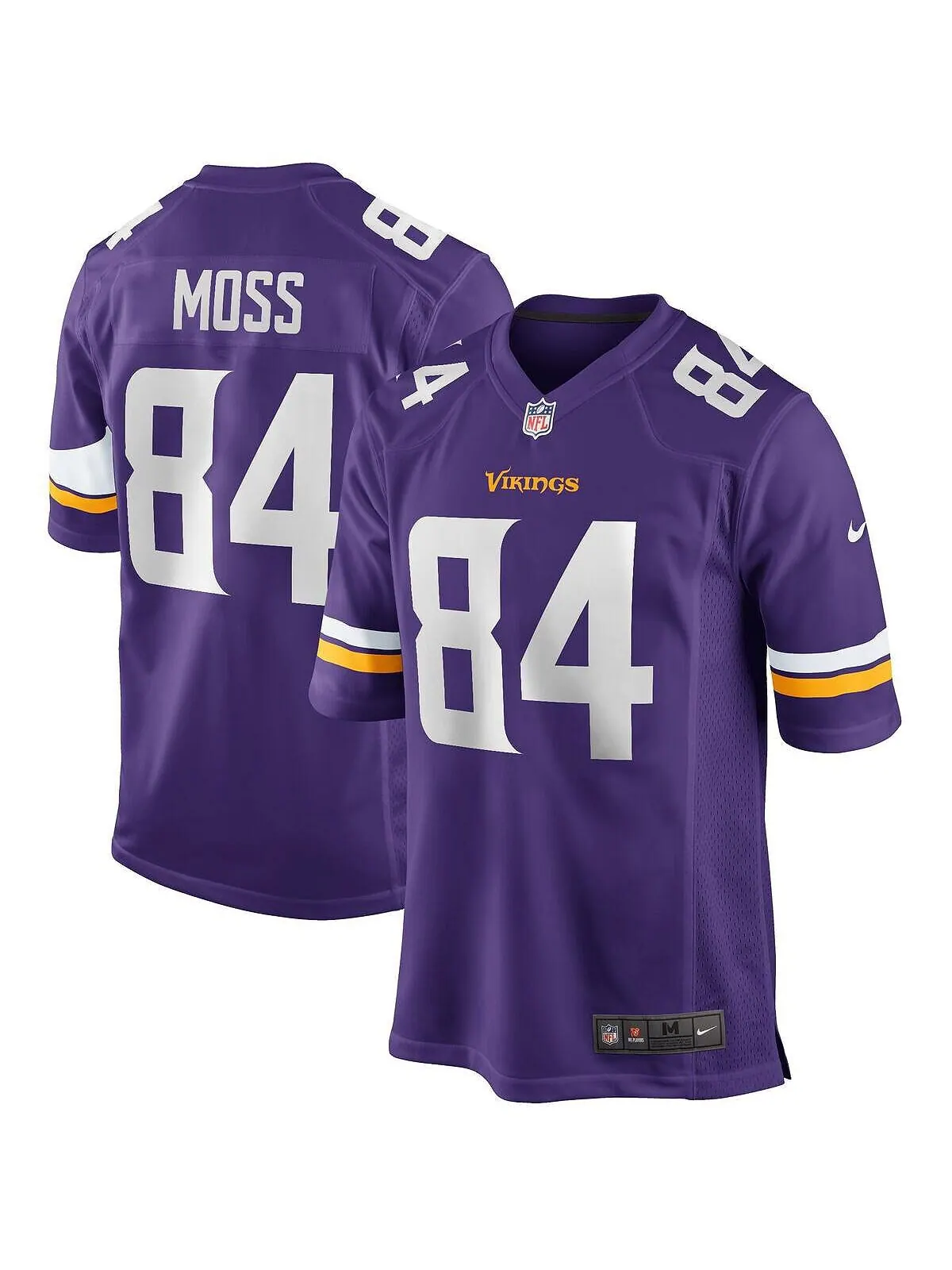 Мужская майка randy moss purple minnesota vikings game для пенсионеров Nike — изображение 1 из 3, фиолетовый