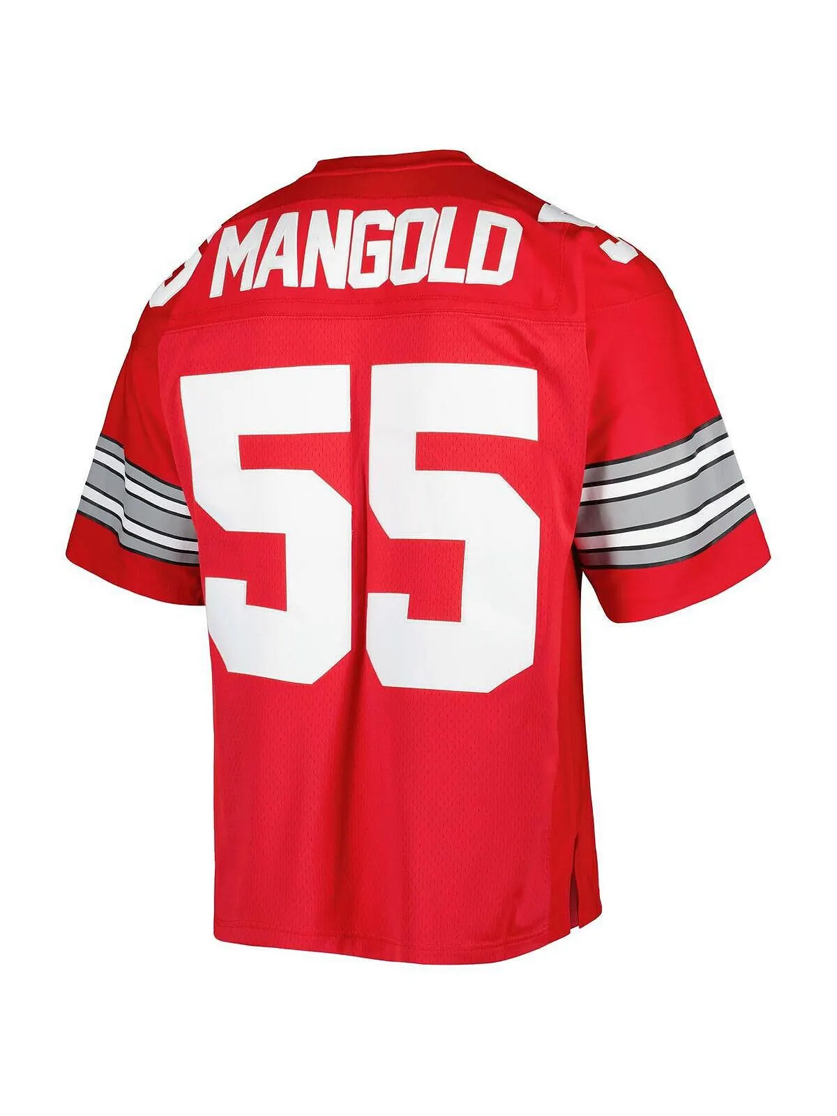 Мужские аутентичные джерси nick mangold scarlet ohio state buckeyes Mitchell & Ness — изображение 2 из 3, алый