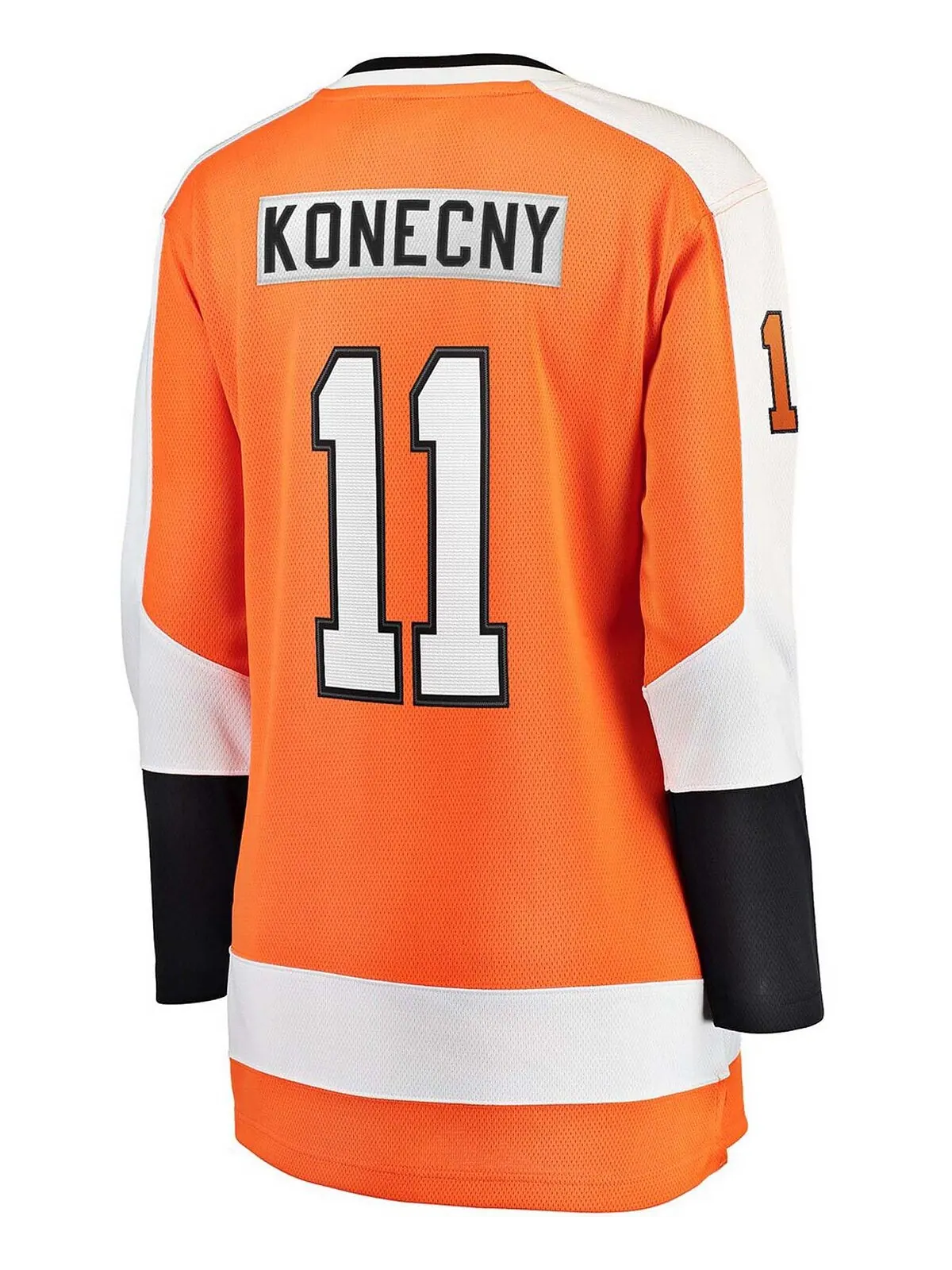 Женская футболка Travis Konecny ​​Orange Philadelphia Flyers Home Premier Breakaway Player Fanatics — изображение 3 из 4