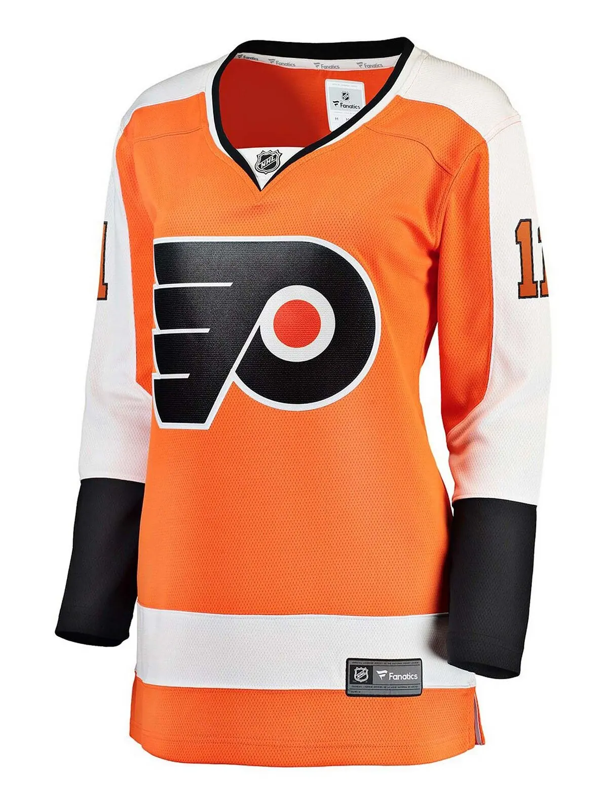 Женская футболка Travis Konecny ​​Orange Philadelphia Flyers Home Premier Breakaway Player Fanatics — изображение 4 из 4