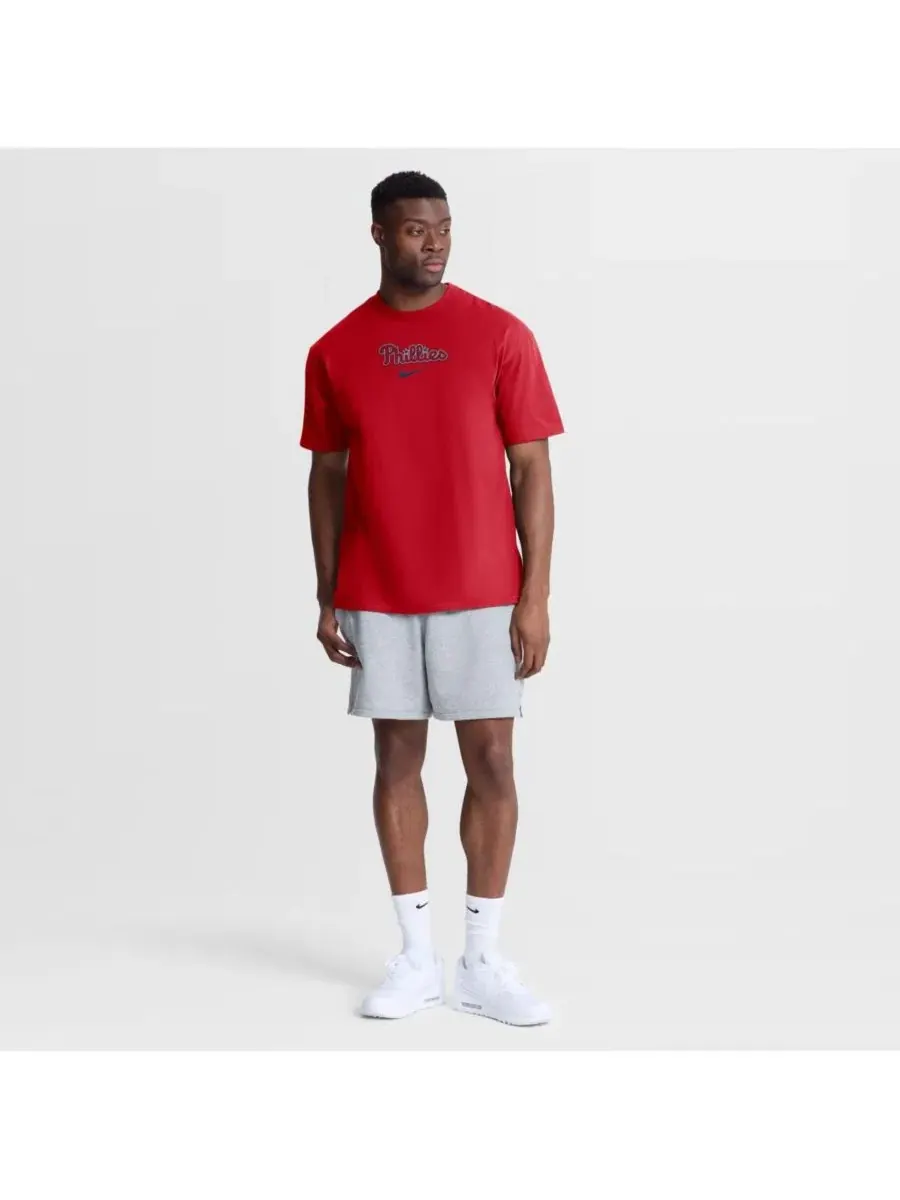 Мужская красная футболка Philadelphia Phillies City Name Max90 Nike — изображение 3 из 8, красный