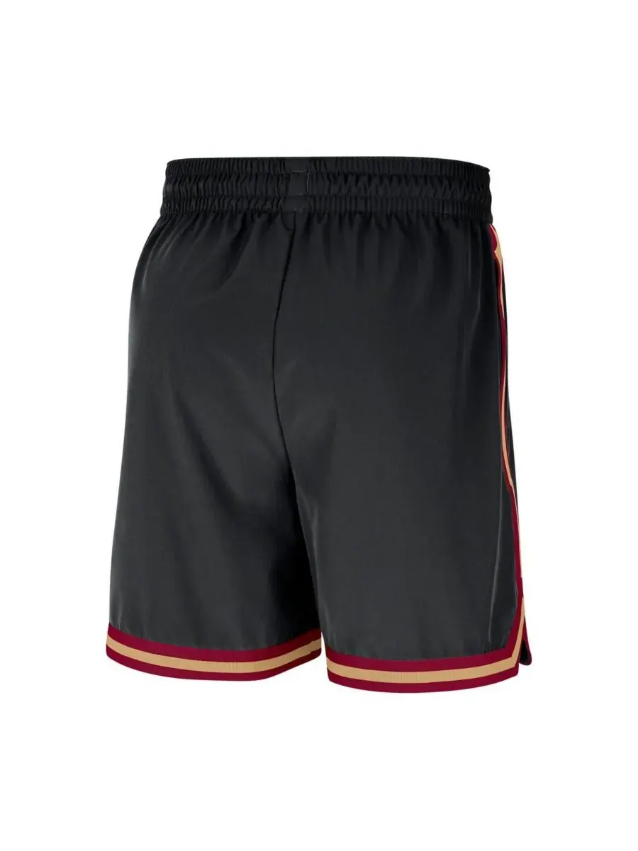 Nike Мужские черные тренировочные шорты Cleveland Cavaliers Authentic Practice DNA Woven — изображение 2 из 4, черный