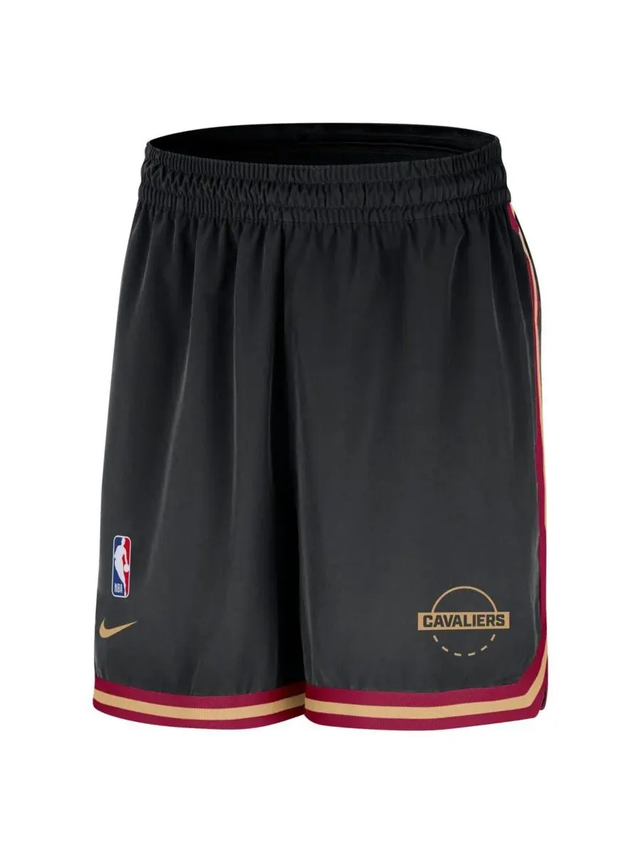 Nike Мужские черные тренировочные шорты Cleveland Cavaliers Authentic Practice DNA Woven — изображение 3 из 4, черный