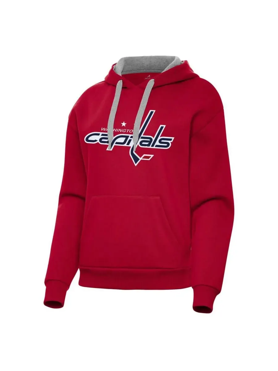 Antigua Женская красная толстовка с капюшоном Washington Capitals Victory — изображение 1 из 1, красный