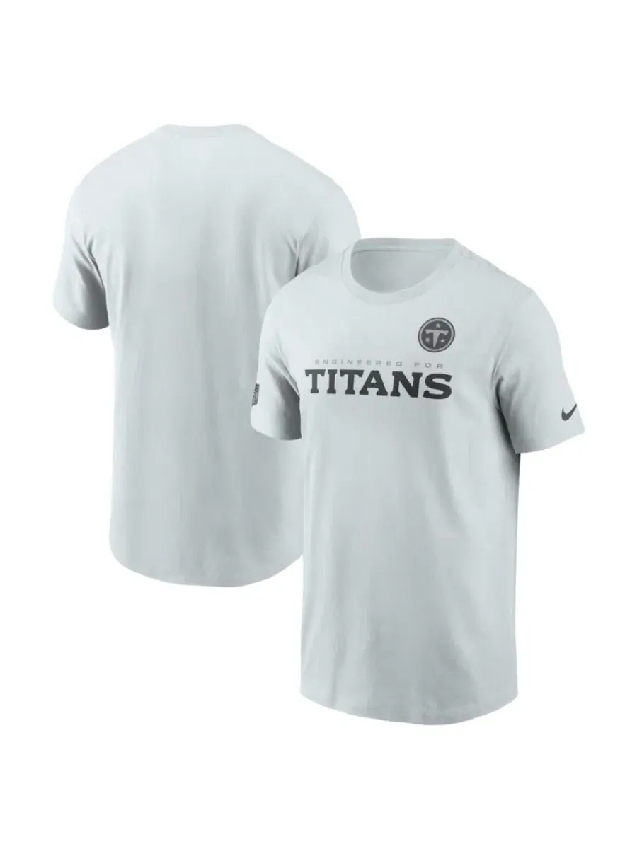 Футболка с коротким рукавом, с принтом, Tennessee Titans Nike — изображение 1 из 3, серый