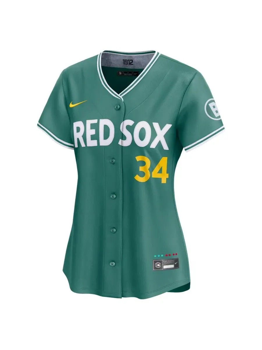 Джерси Nike David Ortiz Green Boston Red Sox 2025 City Connect Limited Retired Player — изображение 2 из 5, зеленый