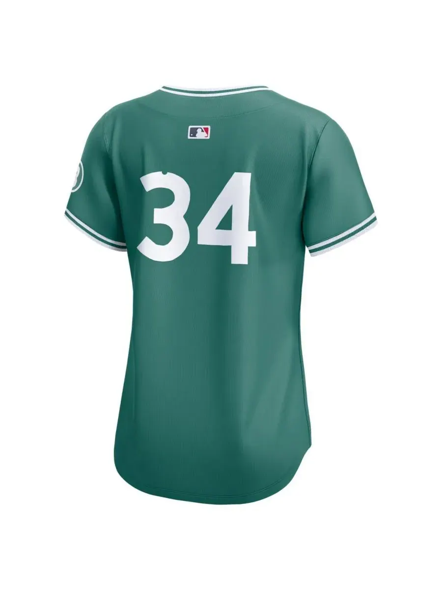 Джерси Nike David Ortiz Green Boston Red Sox 2025 City Connect Limited Retired Player — изображение 3 из 5, зеленый