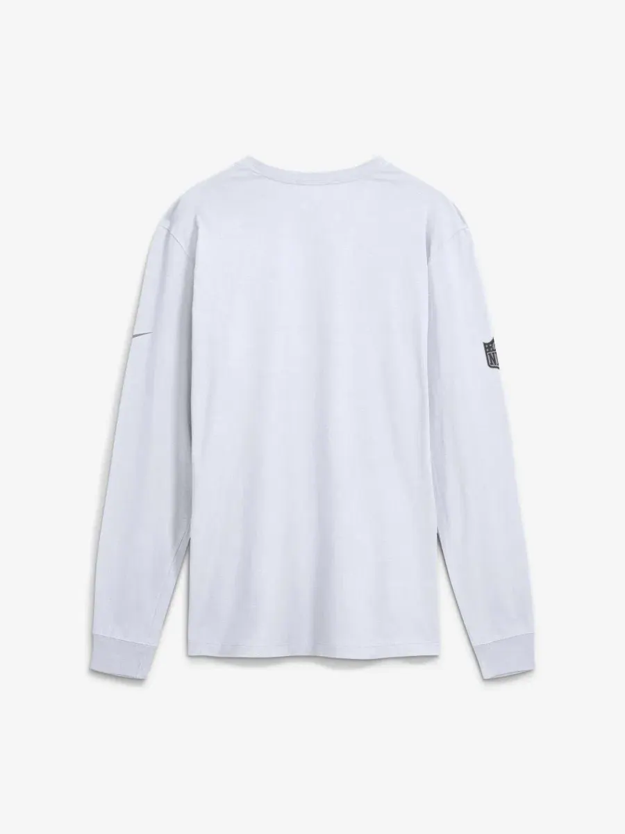 Футболка с длинным рукавом Dri-FIT Sideline Bold Arch Star Nike — изображение 2 из 2, белый