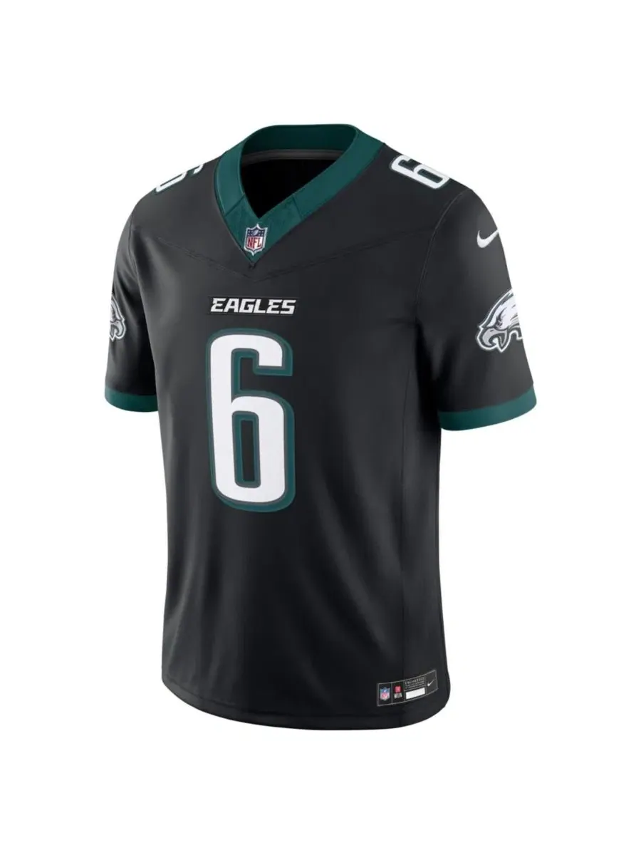 Футболка Nike DeVonta Smith Philadelphia Eagles Alternate Vapor F.U.S.E. Stitched Limited Jersey — изображение 2 из 2, черный