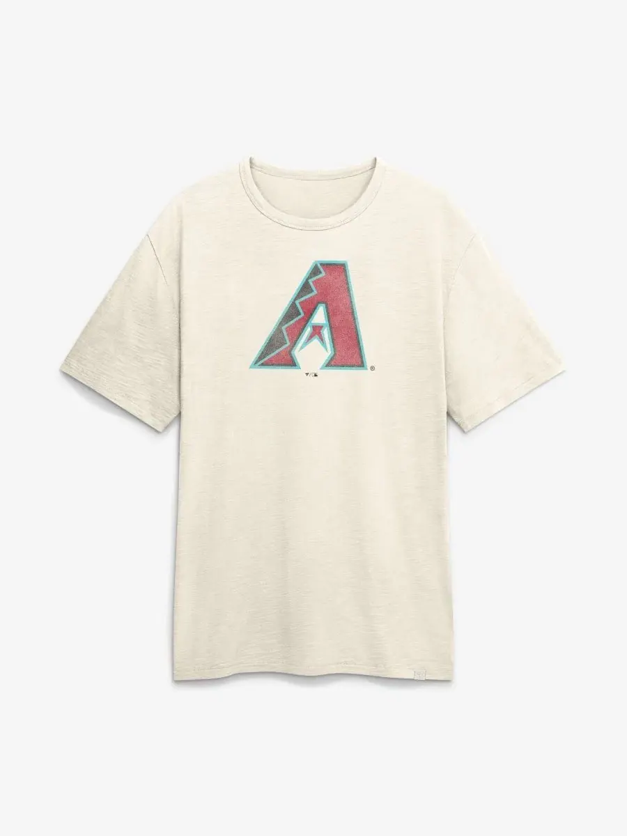 Футболка с коротким рукавом Fanatics Arizona Diamondbacks Stadium Slub — изображение 1 из 2, бежевый