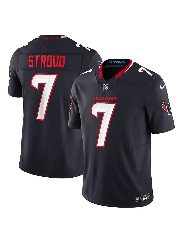 Мужская ограниченная джерси Houston Texans Vapor F.U.S.E. C.J. Stroud в синем цвете Nike — изображение 1 из 3