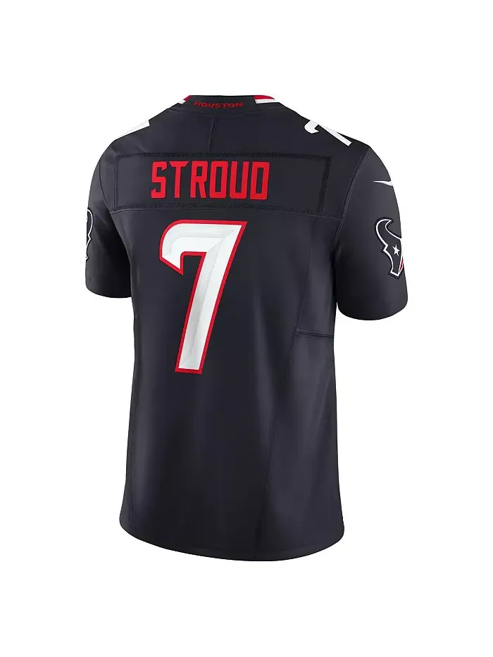 Мужская ограниченная джерси Houston Texans Vapor F.U.S.E. C.J. Stroud в синем цвете Nike — изображение 2 из 3