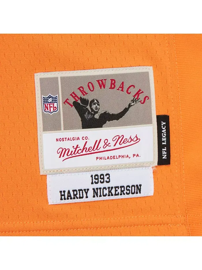 Мужская реплика джерси Hardy Nickerson оранжевая Tampa Bay Buccaneers 1993 Legacy Mitchell & Ness — изображение 2 из 5