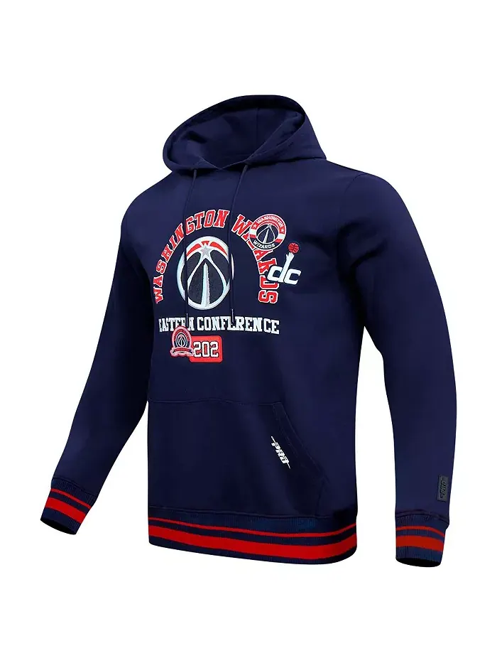 Мужской синий худи Washington Wizards с дизайном в виде телефонного кода Pro Standard — изображение 3 из 5