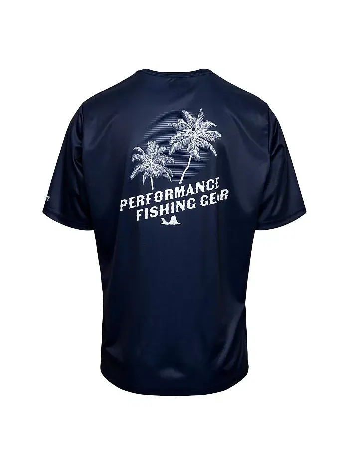 Мужская футболка Terminal Tackle Performance Fishing Omni-Shade Dallas Cowboys в темно-синем цвете — изображение 3 из 3