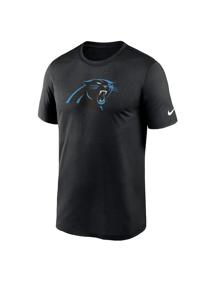 Мужская черная футболка с логотипом Carolina Panthers Legend Performance Nike — изображение 2 из 3, черный