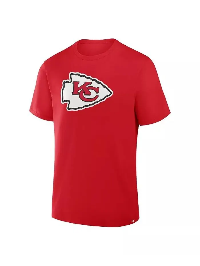 Мужская красная хлопковая футболка Kansas City Chiefs Legacy Fanatics — изображение 3 из 3