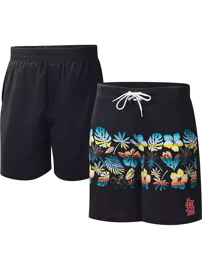 Мужские плавки для плавания Black St. Louis Cardinals Breeze Volley G-III Sports by Carl Banks — изображение 1 из 3
