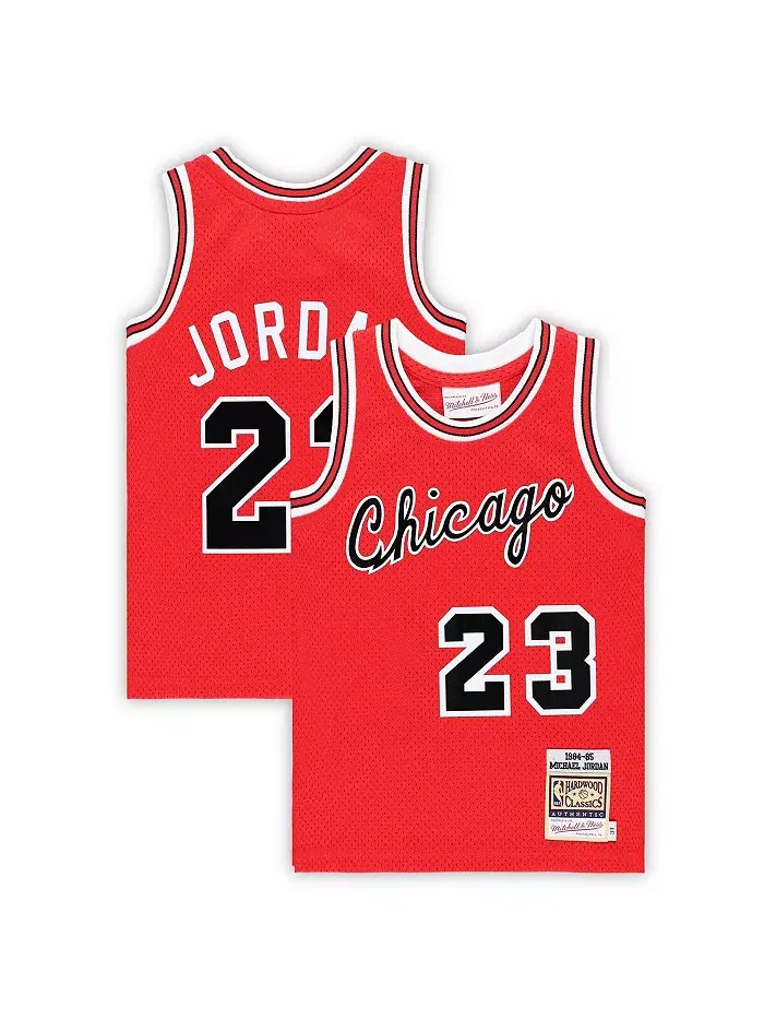 Детская аутентичная баскетбольная майка Chicago Bulls 1984/85 Hardwood Classics Майкл Джордан в — изображение 1 из 3