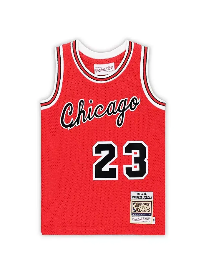 Детская аутентичная баскетбольная майка Chicago Bulls 1984/85 Hardwood Classics Майкл Джордан в — изображение 3 из 3