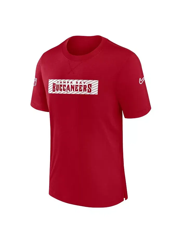 Мужская футболка Tampa Bay Buccaneers Sideline Player Performance красного цвета Nike — изображение 3 из 3