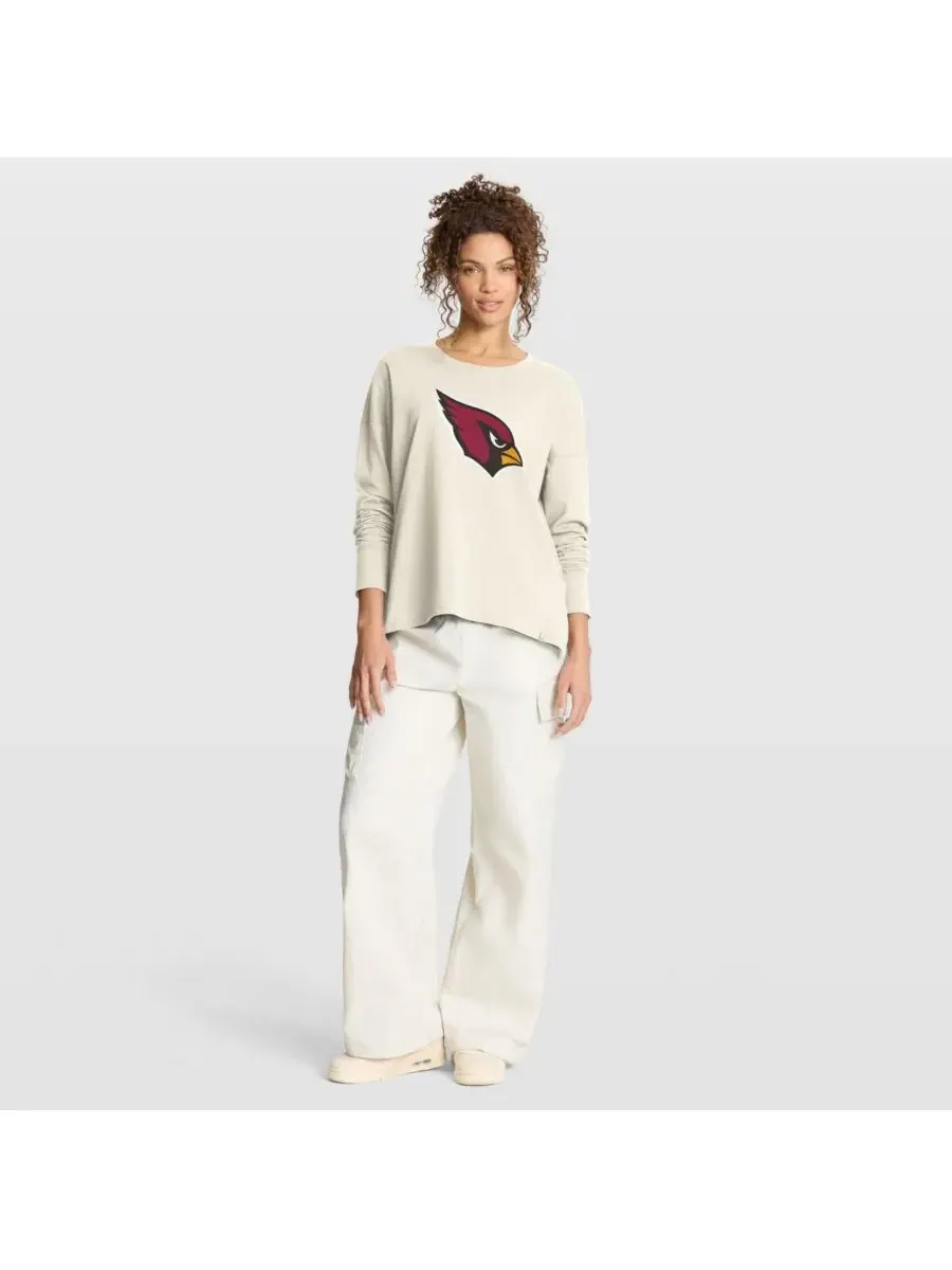 Fanatics Женская кремовая футболка с длинным рукавом Arizona Cardinals Dove Legacy — изображение 3 из 5, бежевый