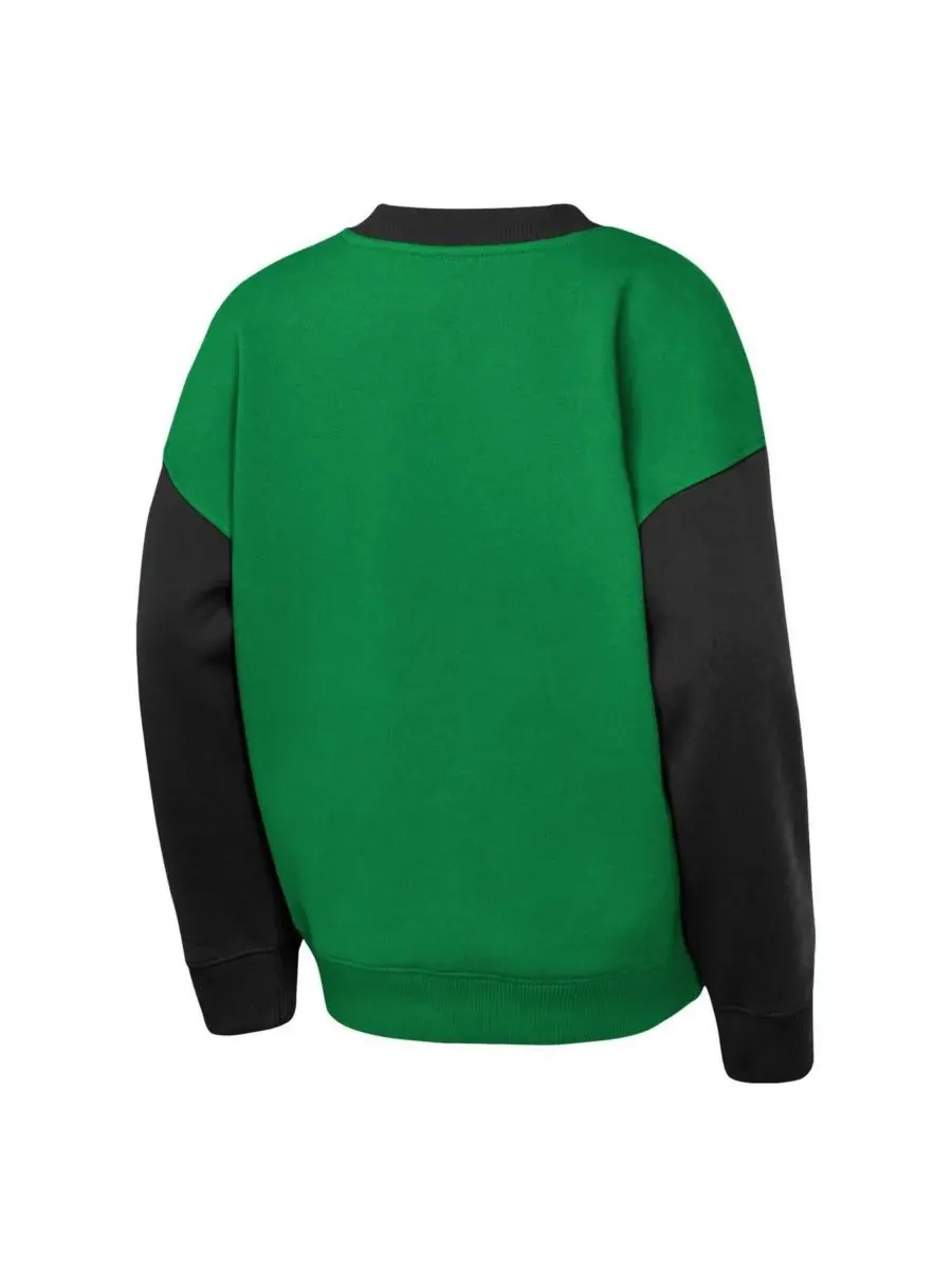 Outerstuff Толстовка Big Boys and Girls Kelly Green/Black Dallas Stars Impact Player — изображение 3 из 3, зеленый черный