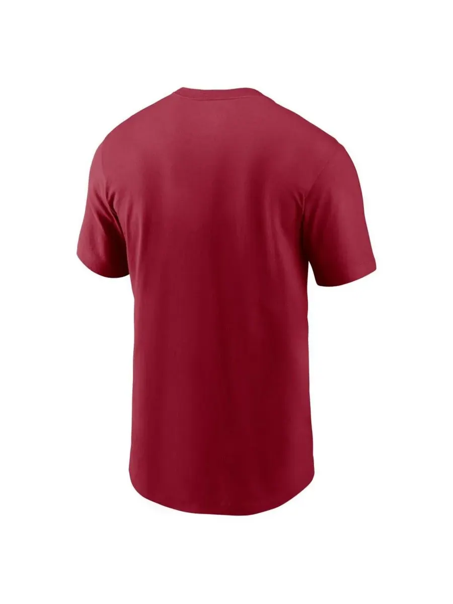 Мужская футболка Cardinal Stanford Cardinal Primetime Arch Stack Nike — изображение 2 из 3, красный