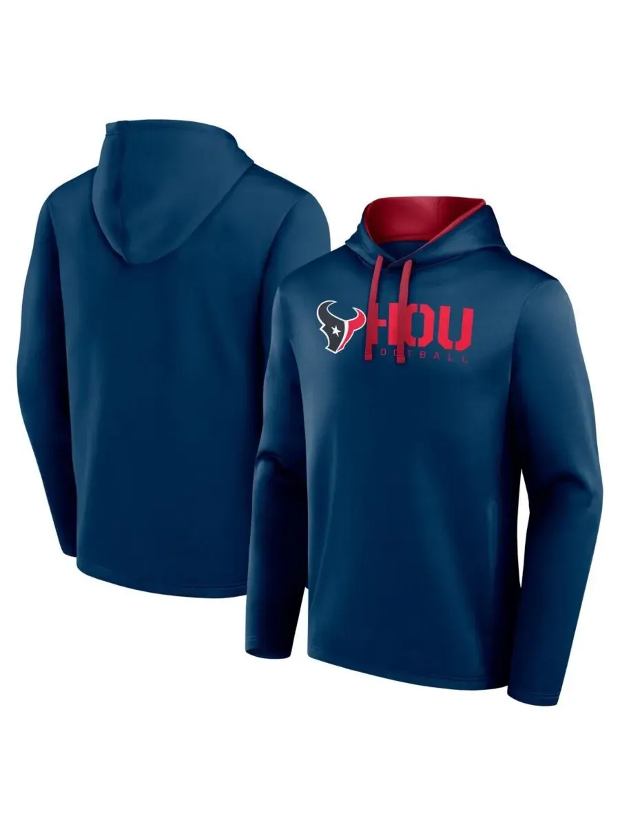 Logo Athletic Мужская толстовка с капюшоном Head Start темно-синего цвета с символикой команды — изображение 1 из 3