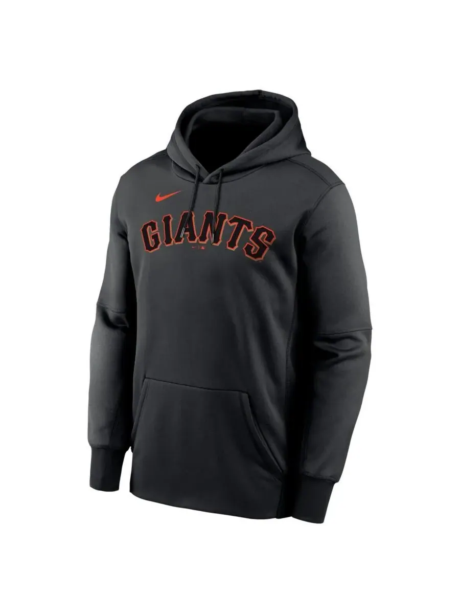 Nike Мужская черная толстовка с капюшоном Willy Adames San Francisco Giants с именем и номером — изображение 3 из 3, черный