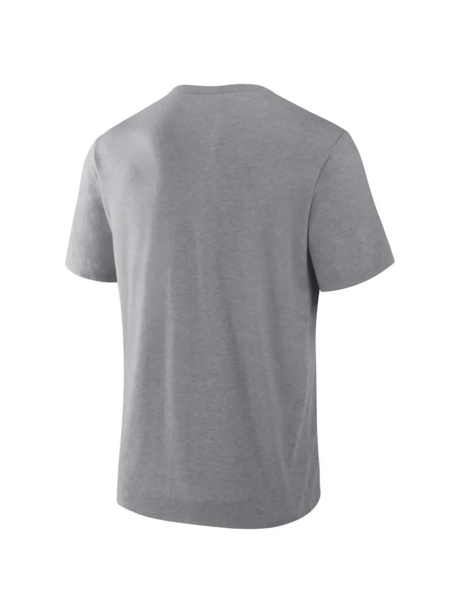 Fanatics Мужская футболка Philadelphia Eagles Tri-Blend серого цвета меланжевого цвета — изображение 3 из 3, серый