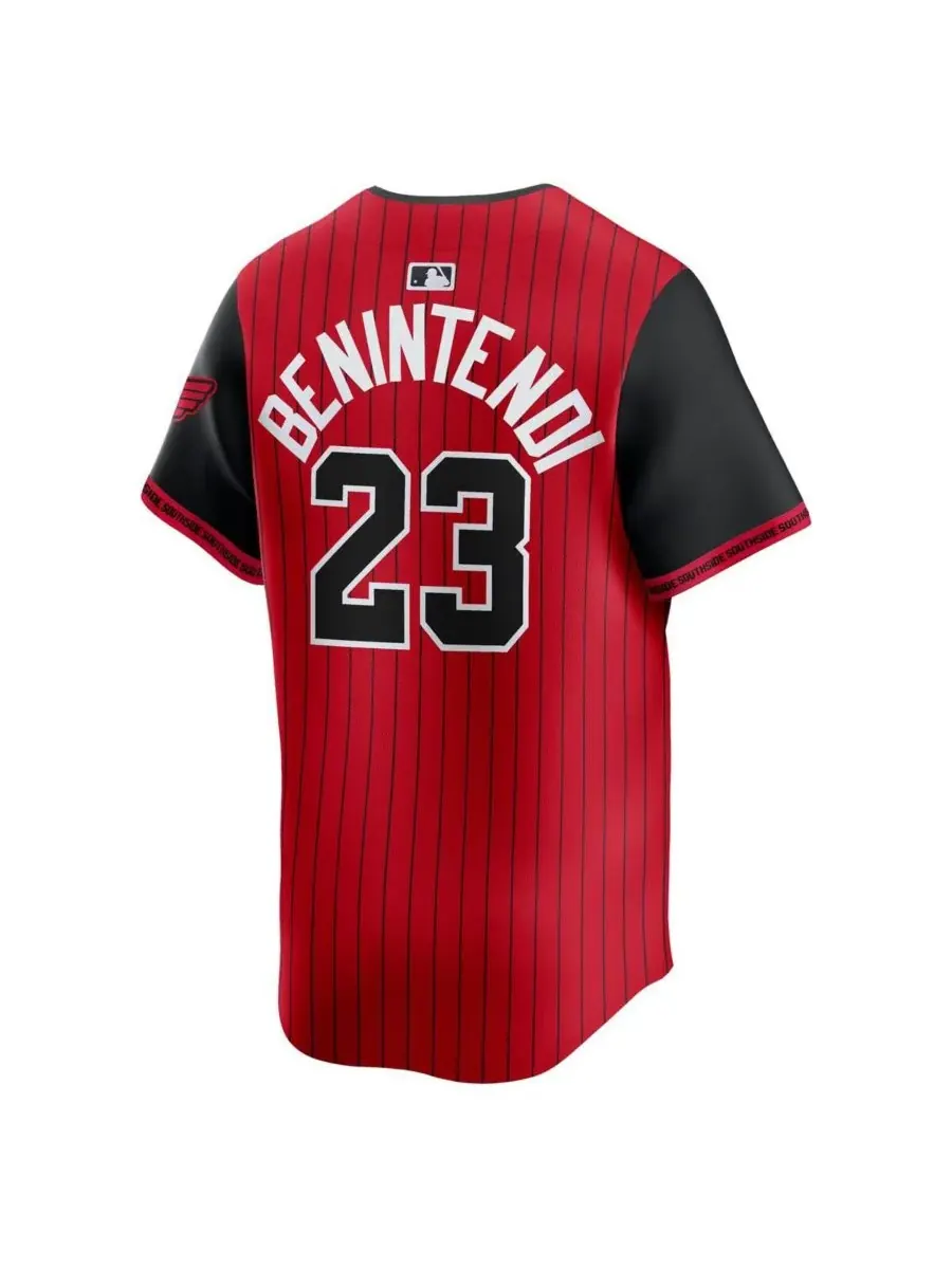 Nike Мужская футболка Эндрю Бенинтенди красно-черного цвета, Chicago White Sox, лимитированная — изображение 3 из 3