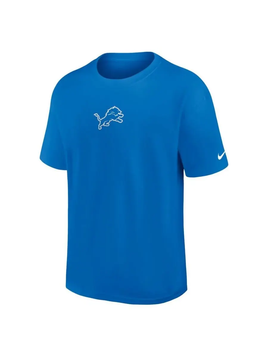 Nike Мужская синяя футболка Detroit Lions Dominate the Game Essential Max90 — изображение 2 из 3, синий