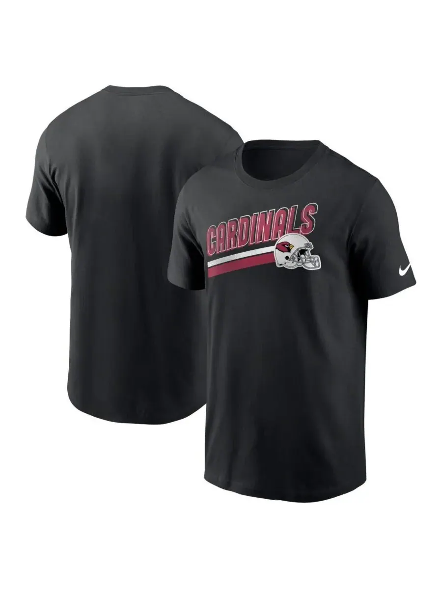 Nike Мужская черная футболка Arizona Cardinals Essential Blitz Lockup — изображение 1 из 3, черный