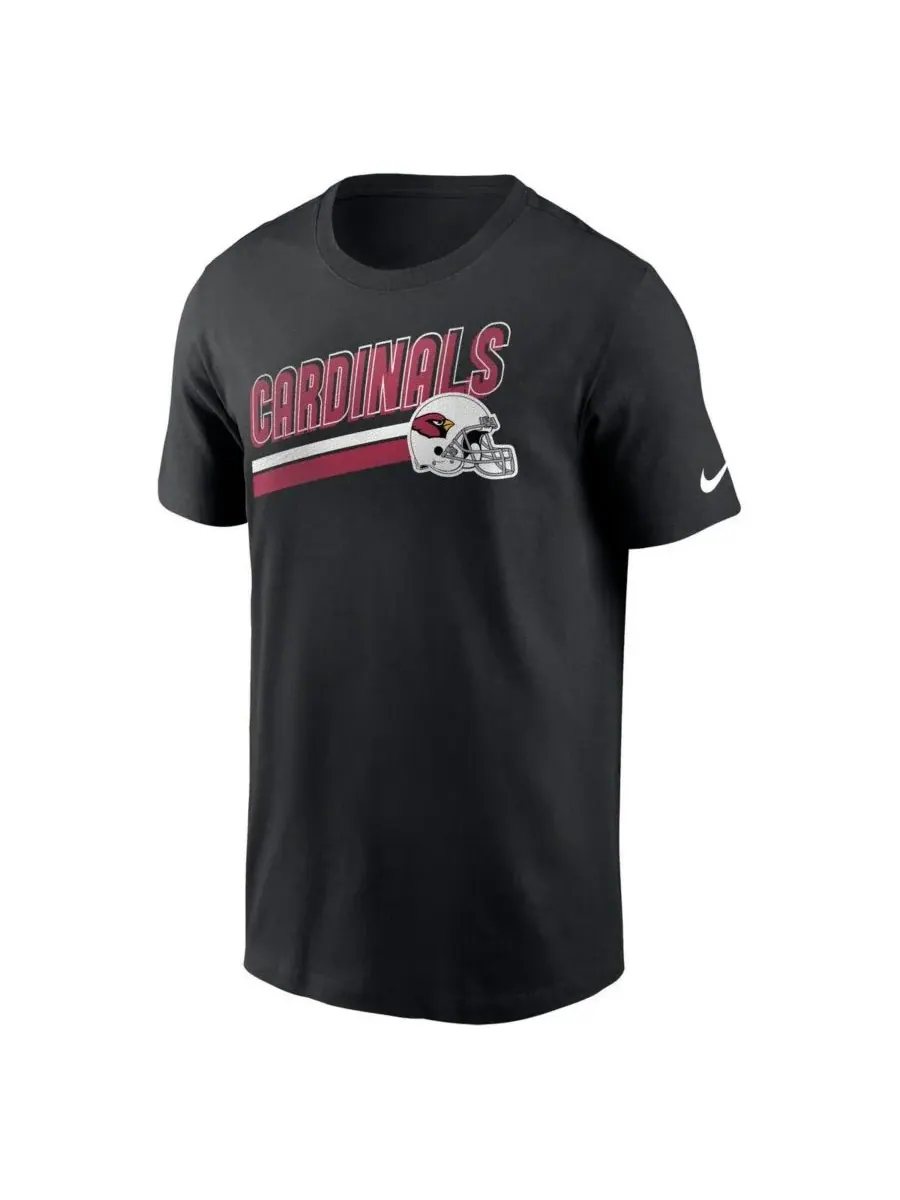 Nike Мужская черная футболка Arizona Cardinals Essential Blitz Lockup — изображение 3 из 3, черный