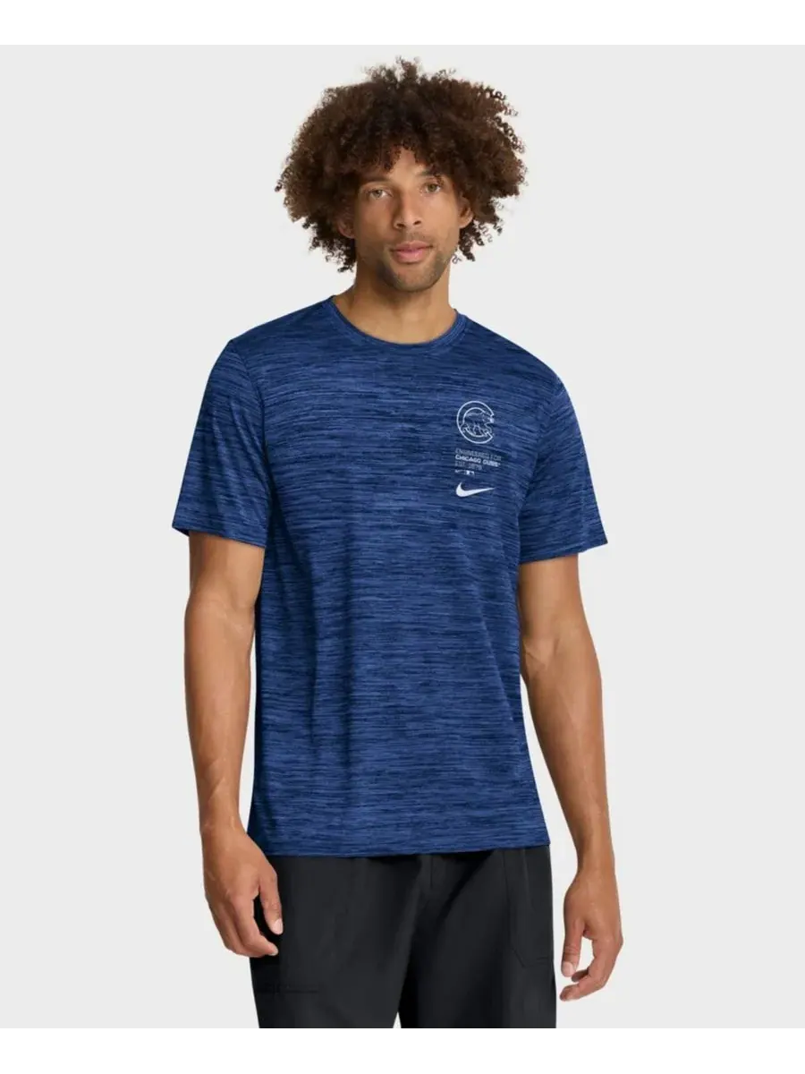 Мужская футболка Royal Chicago Cubs Velocity Dri-FIT Nike — изображение 1 из 3, королевский
