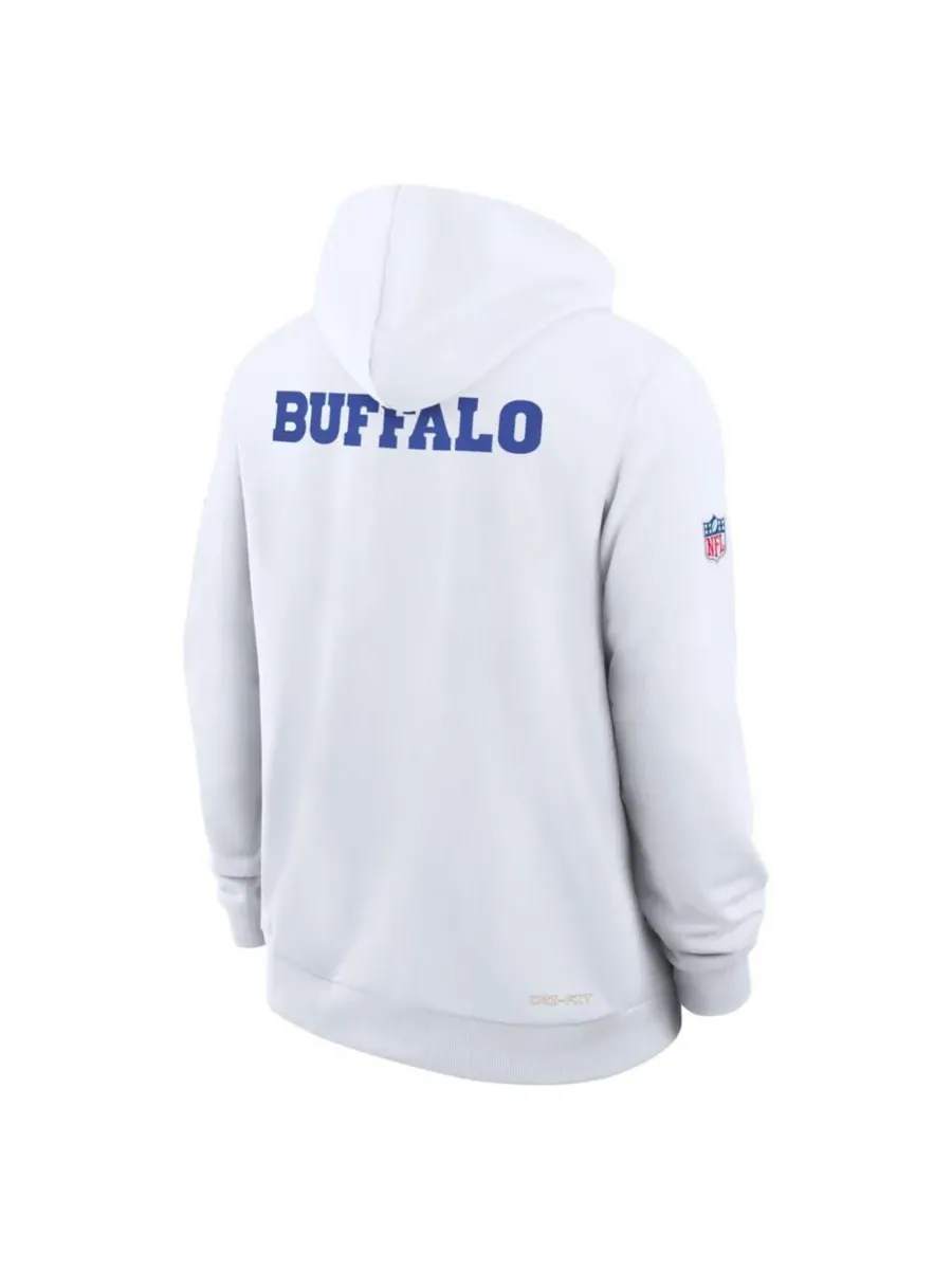 Nike Мужская белая толстовка Buffalo Bills 2025 NFL Rivalries Sideline Dri-Fit — изображение 3 из 4, белый